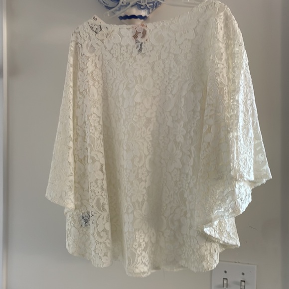 Ruby Red Lace Top - Picture 2 of 5